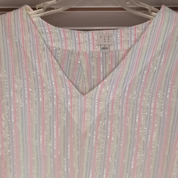 Bundle Sale - A New Day Orange/Yellow V Neck Top Size Large - Picture 4 of 5